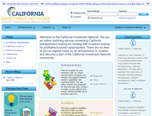 Tablet Screenshot of californiainvestmentnetwork.com